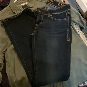 Like new buckle black bootcut jeans
